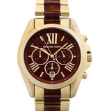  Shop Authentic Michael Kors Bradshaw Chronograph Burgundy Dial Two Tone Steel Strap For Women - MK6269 - Luxxuri