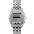  Shop Authentic Michael Kors Lexington Chronograph Silver Dial Silver Steel Strap Watch For Men - MK8789 - Luxxuri