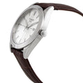  Shop Authentic Tissot Gentlemen Silver Dial Brown Leather Strap Watch for Men - T127.410.16.031.01 - Luxxuri