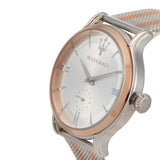  Shop Authentic Maserati Epoca Silver Dial Two Tone Mesh Bracelet Watch For Men - R8853118005 - Luxxuri