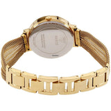  Shop Authentic Guess Chiffon Gold Dial Gold Mesh Bracelet Watch For Women - W1083L2 - Luxxuri