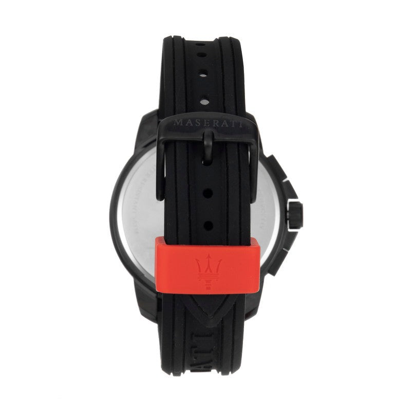  Shop Authentic Maserati SFIDA Chronograph Quartz Stainless Steel Black Dial Watch For Men - R8851123007 - Luxxuri