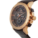  Shop Authentic Maserati Ingegno Chronograph Brown Dial Brown Leather Strap Watch For Men - R8871619001 - Luxxuri