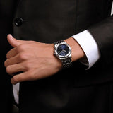  Shop Authentic Maurice Lacroix Aikon Date Quartz Black Dial Silver Steel Strap Watch for Men - AI1108-SS002-330-1 - Luxxuri