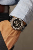  Shop Authentic Maurice Lacroix Aikon Chronograph Black Dial Black Leather Strap Watch for Men - AI1018-SS001-330-1 - Luxxuri