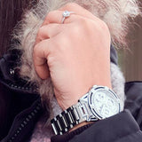  Shop Authentic Guess Queen Quartz Silver Dial Silver Steel Strap Watch For Women - GW0464L1 - Luxxuri