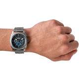  Shop Authentic Fossil Machine Chronograph Grey Dial Grey Steel Strap Watch for Men - FS5172 - Luxxuri