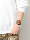  Shop Authentic Emporio Armani Sigma Analog Orange Dial Grey Silicone Strap Watch For Men - AR11218 - Luxxuri