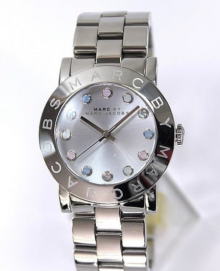 Shop Authentic Marc Jacobs Amy Dexter Silver Dial Silver Steel Strap Watch for Women - MBM3214 - Luxxuri