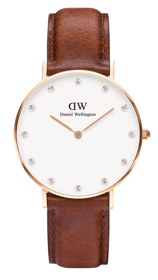  Shop Authentic Daniel Wellington Classy St Mawes White Dial Brown Leather Strap Watch For Women - DW00100075 - Luxxuri
