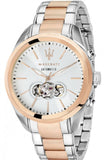  Shop Authentic Maserati Traguardo Automatic White Dial Two Tone Steel Strap Watch For Men - R8823112001 - Luxxuri