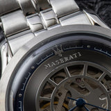  Shop Authentic Maserati Ricordo Automatic Gray Dial Silver Steel Strap Watch For Men - R8823133003 - Luxxuri