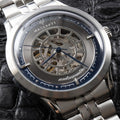  Shop Authentic Maserati Ricordo Automatic Skeleton Silver Dial Silver Steel Strap Watch For Men - R8823133005 - Luxxuri