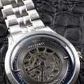  Shop Authentic Maserati Ricordo Automatic Skeleton Silver Dial Silver Steel Strap Watch For Men - R8823133005 - Luxxuri