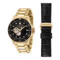  Shop Authentic Maserati SFIDA Black Dial Yellow Gold Toned Stainless Steel Watch For Men - R8823140003 - Luxxuri