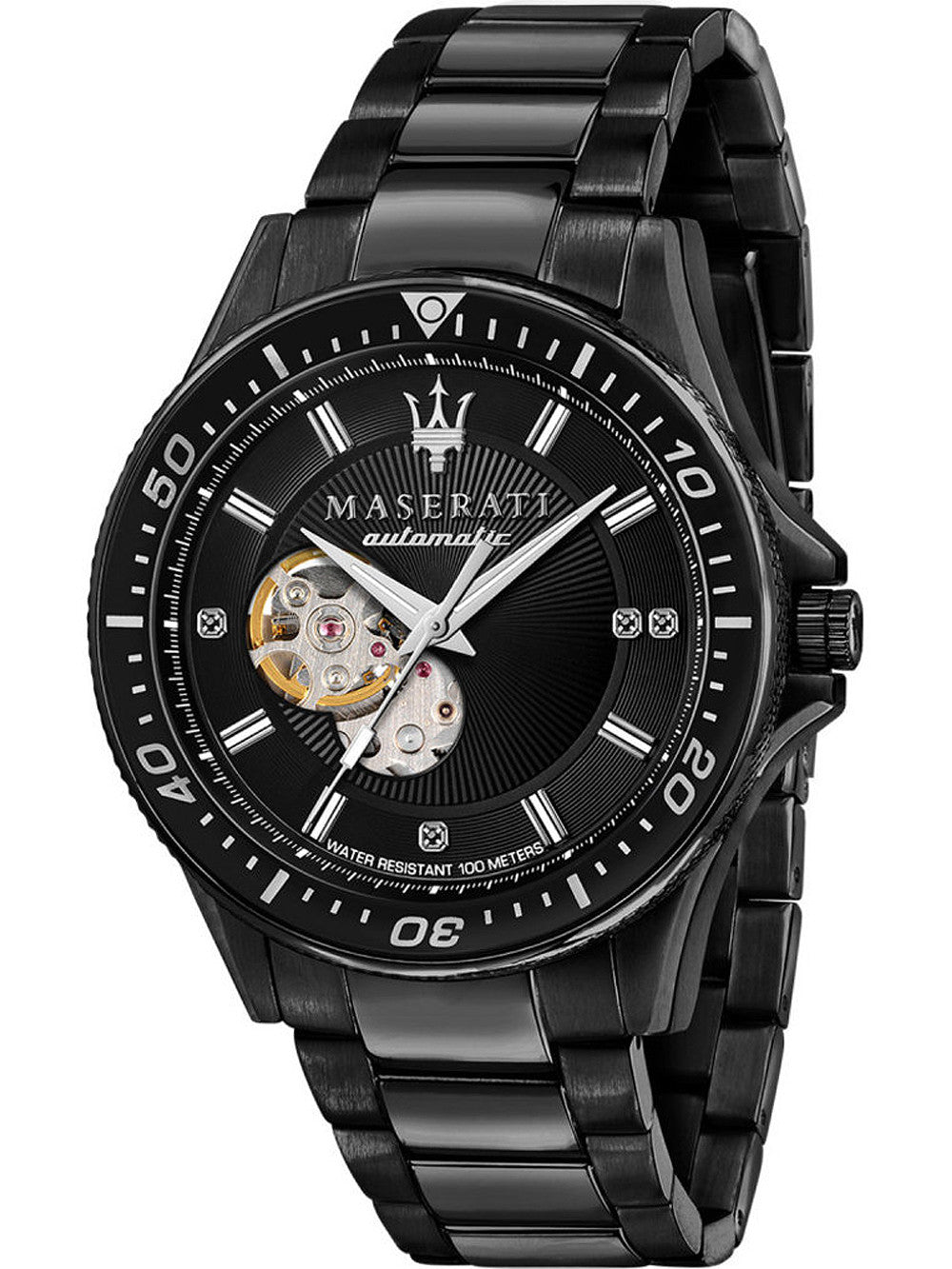  Shop Authentic Maserati SFIDA Special Edition Diamond Mechanical Watch For Men - R8823140005 - Luxxuri