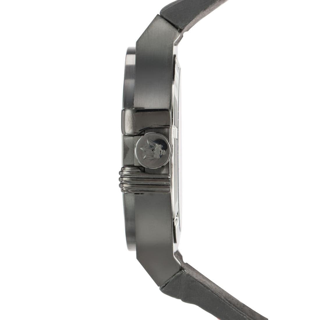  Shop Authentic Maserati Potenza 3H STR Black Dial 42mm Leather Strap Watch For Men - R8851108010 - Luxxuri