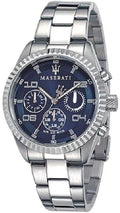  Shop Authentic Maserati Competizione Blue Dial Silver Steel Strap Watch For Men - R8853100011 - Luxxuri