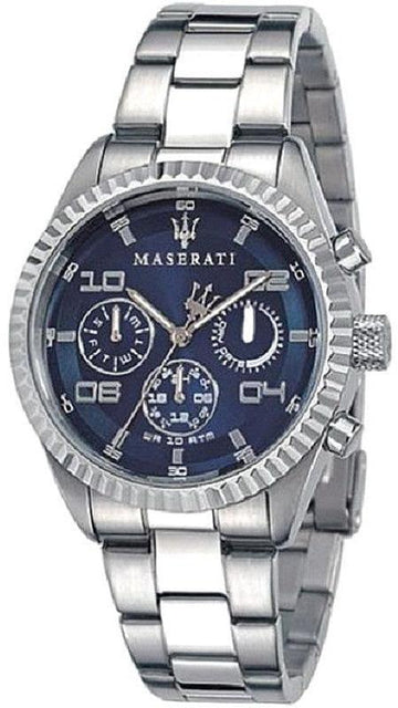  Shop Authentic Maserati Competizione Blue Dial Silver Steel Strap Watch For Men - R8853100011 - Luxxuri