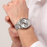  Shop Authentic Maserati Competizione Silver Dial Silver Steel Strap Watch For Men - R8853100018 - Luxxuri