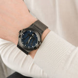  Shop Authentic Maserati Potenza Quartz Blue Dial Grey Mesh Bracelet Watch For Men - R8853108005 - Luxxuri