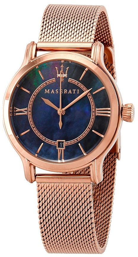  Shop Authentic Maserati Epoca Blue Dial Rose Gold Mesh Strap Watch For Women - R8853118503 - Luxxuri