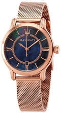  Shop Authentic Maserati Epoca Blue Dial Rose Gold Mesh Strap Watch For Women - R8853118503 - Luxxuri