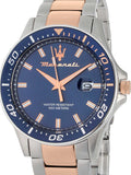  Shop Authentic Maserati SFIDA Quartz Blue Dial Stainless Steel 44mm Watch For Men - R8853140003 - Luxxuri