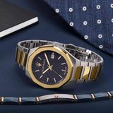  Shop Authentic Maserati Stile Black Dial Two Tone Stainless Steel Watch For Men - R8853142008 - Luxxuri