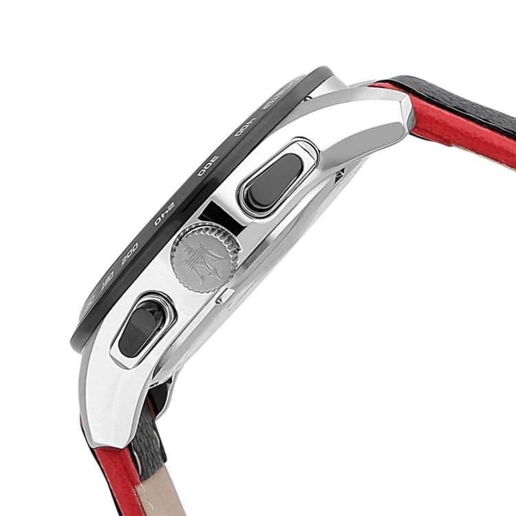  Shop Authentic Maserati Traguardo Black Dial Black Leather Strap Watch For Men - R8871612028 - Luxxuri