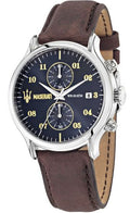  Shop Authentic Maserati Epoca Chronograph Blue Dial Brown Leather Strap Watch For Men - R8871618001 - Luxxuri