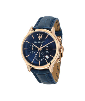 Shop Authentic Maserati Epoca Blue Dial Leather Blue Strap Watch For Men - R8871618007 - Luxxuri