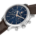  Shop Authentic Maserati Epoca Chronograph Blue Dial Brown Leather Strap Watch For Men - R8871618014 - Luxxuri