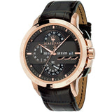  Shop Authentic Maserati Ingegno Chronograph Brown Dial Brown Leather Strap Watch For Men - R8871619001 - Luxxuri