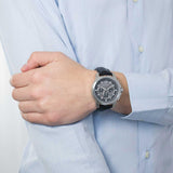  Shop Authentic Maserati Successo 44mm Grey Dial Black Leather Strap Watch For Men - R8871621006 - Luxxuri