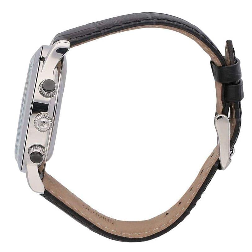  Shop Authentic Maserati Ricordo Silver Dial Black Leather Strap Watch For Men - R8871633001 - Luxxuri