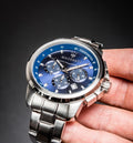  Shop Authentic Maserati Successo Chronograph Blue Dial Silver Steel Strap Watch For Men - R8873621002 - Luxxuri