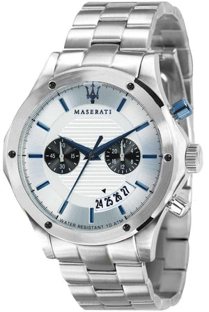  Shop Authentic Maserati Circuito Chronograph Silver Dial Silver Steel Strap Watch For Men - R8873627005 - Luxxuri