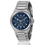  Shop Authentic Maserati Triconic Quartz Blue Dial Silver Steel Strap Watch For Men - R8873639001 - Luxxuri