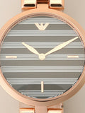  Shop Authentic Emporio Armani Arianna Quartz Grey Dial Rose Gold Steel Strap Watch For Women - AR11220 - Luxxuri