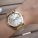  Shop Authentic Burberry The City Gold Dial Gold Steel Strap Watch for Men - BU9038 - Luxxuri
