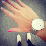  Shop Authentic Tommy Hilfiger Jenna Quartz White Dial Two Tone Mesh Bracelet Watch for Women  - 1782074 - Luxxuri