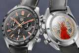  Shop Authentic Tag Heuer Carrera Year of The Rabbit Automatic Chronograph Black Dial Black Leather Strap Watch for Men - CBN2A1L.FC6521 - Luxxuri