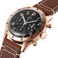  Shop Authentic Breitling Avi 1953 Edition Black Dial Brown Leather Strap Watch for Men - RB0920131B1X1 - Luxxuri