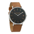 Coach Charles Black Dial Brown Leather Strap Watch for Men - 14602155