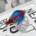  Shop Authentic Calvin Klein Rebel Blue Maroon Dial Maroon Leather Strap Watch for Women - K8P231UN - Luxxuri