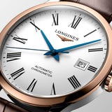  Shop Authentic Longines Record Automatic Stainless Steel 18K Gold Watch for Men - L2.821.5.11.2 - Luxxuri