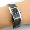  Shop Authentic Burberry The Pioneer Black Dial Leather Strap Watch for Women - BU9505 - Luxxuri