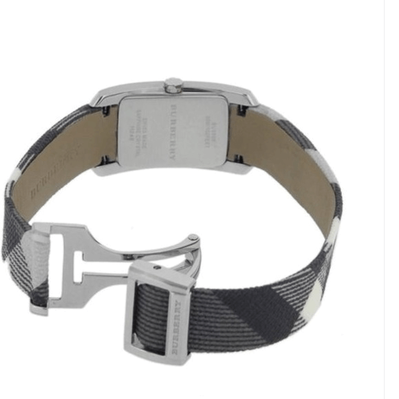 Burberry The Pioneer Black Dial Leather Strap Watch for Women - BU9505