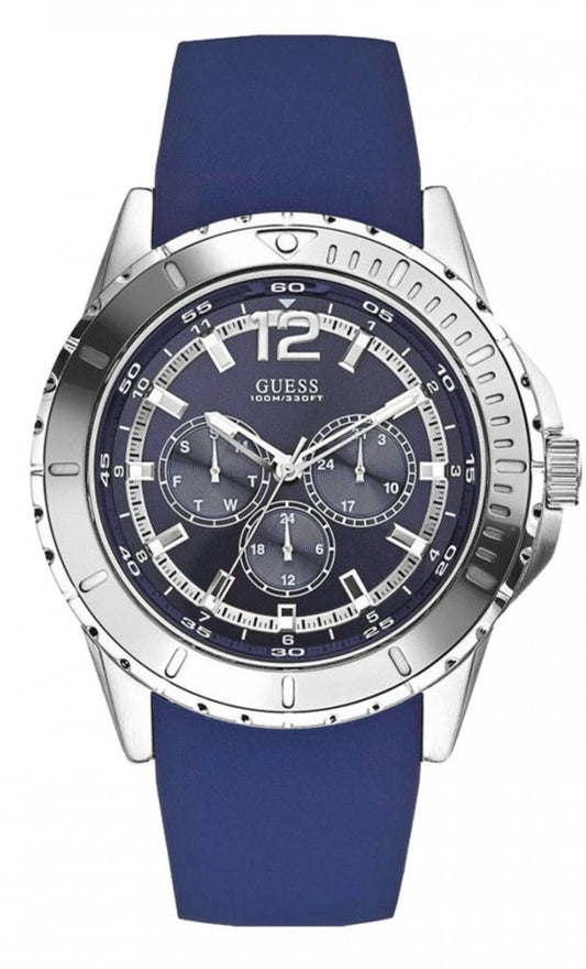  Shop Authentic Guess Maverick Black Dial Rubber Strap Watch for Men - W0485G3 - Luxxuri